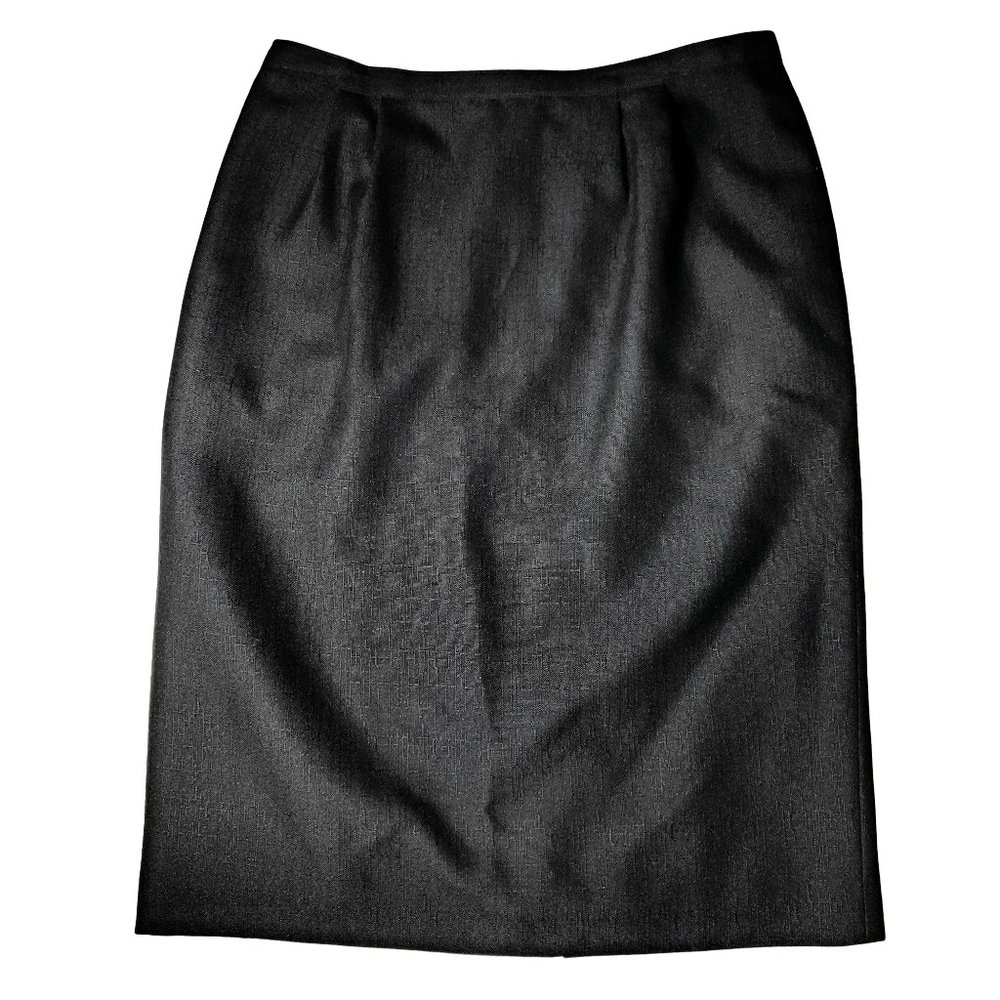 Dressbarn Lined Pencil Skirt Black Women' Size 12 Business Casual